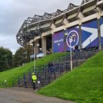 Outside View of Murrayfield East Stand